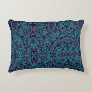 Gothic Inspired Modern Style Fluid Art Decorative Cushion
