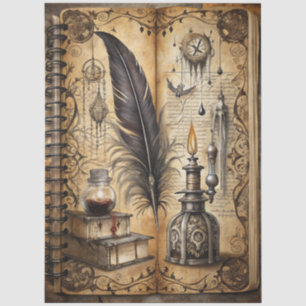 Gothic Junk Journal Series Design 11 Tissue Paper