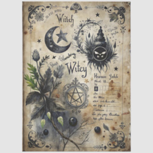 Gothic Junk Journal Series Design 21 Tissue Paper