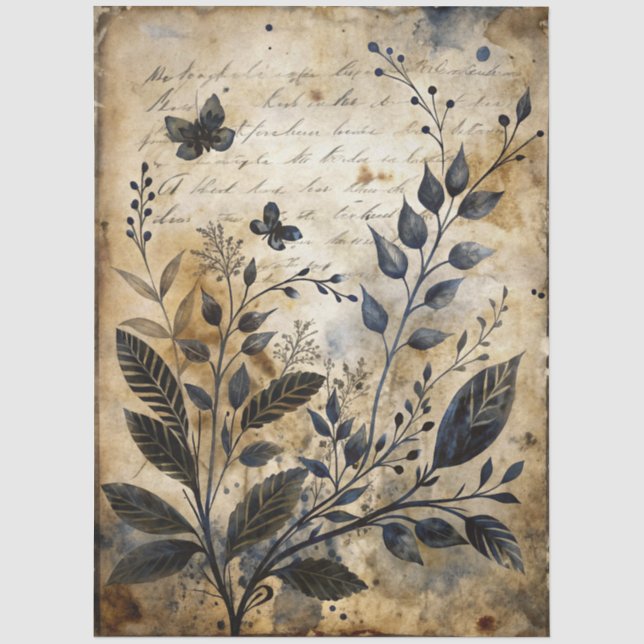 Gothic Junk Journal Series Design 4 Tissue Paper (Front)