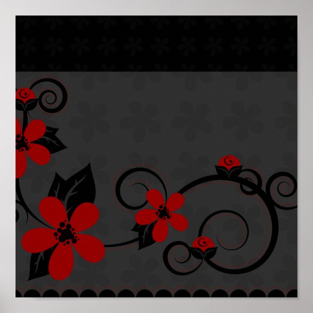 Gothic Kimono Design Poster (Front)