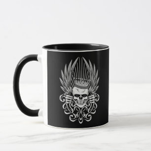 Gothic King Skull Mug