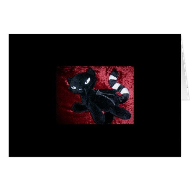 Gothic Kitty Card (Front Horizontal)