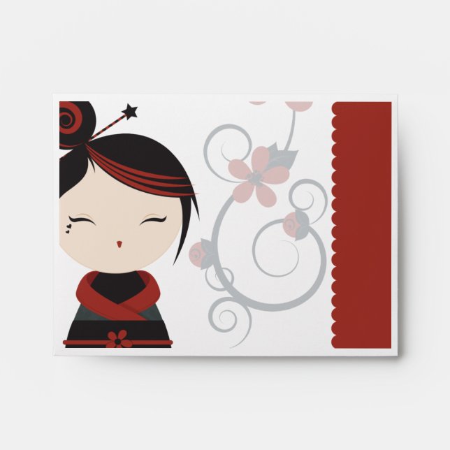 Gothic Kokeshi Envelope (Front)