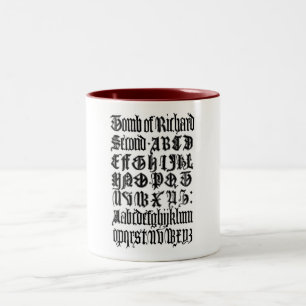 Gothic Letters Mug