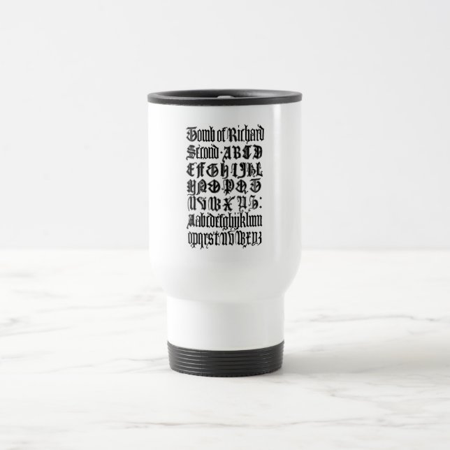 Gothic Letters Mug (Center)