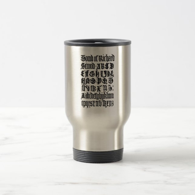 Gothic Letters Mug (Center)