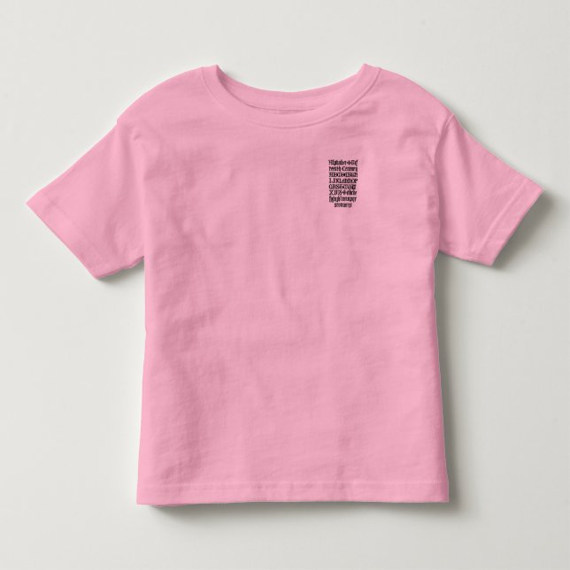 Gothic Letters Shirt (Front)