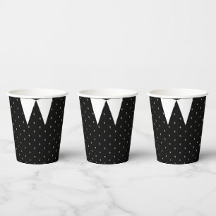 Gothic Little girl in black dress Birthday Paper Cups