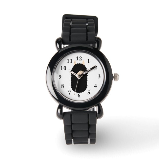 Gothic Llama Emoji Watch (Front)