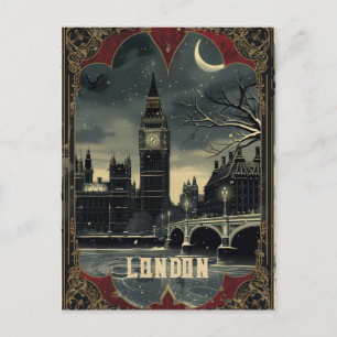 Gothic London Travel  Postcard