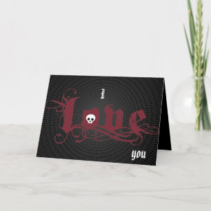 Gothic Love Holiday Card