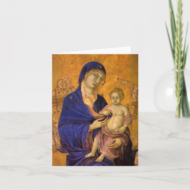 Gothic Madonna and Child Card (Front)