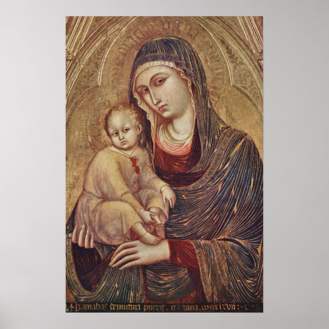 Gothic Madonna and Child poster (Front)