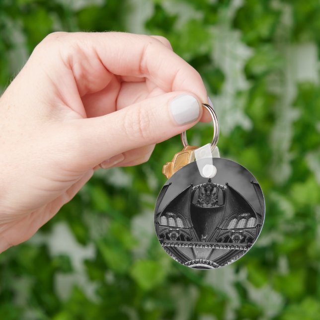 Gothic Mansion Key Ring (Hand)
