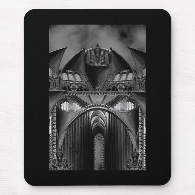 Gothic Mansion Mouse Pad (Front)