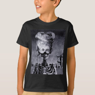Gothic Masked Halloween Skeleton T-Shirt
