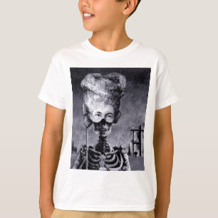 Gothic Masked Halloween Skeleton T-Shirt