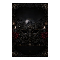 Gothic Masquerade Castle Rose