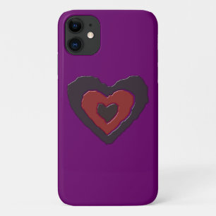 Gothic Melting Love Heart iPhone Case