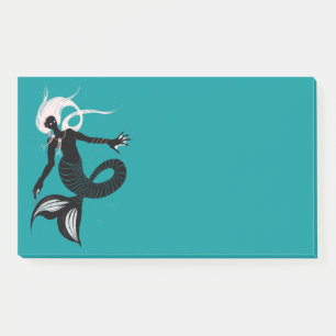 Gothic Mermaid Dark Fantasy Sea Creature Post-it Notes