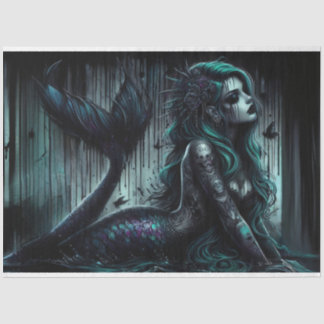 Gothic Mermaid Tissue Paper