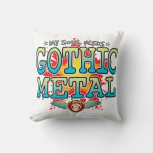 Gothic Metal Soul Cushion