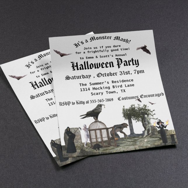 Gothic Monster Mash Halloween Witch Budget  (Creator Uploaded)