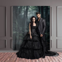 Gothic Moody Dark Forest Twilight Rock Path XLarge