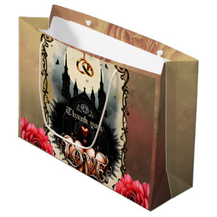Gothic Moon –Eternal Love Beneath the Midnight Sky Large Gift Bag