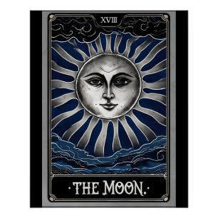 Gothic Moon Tarot Poster