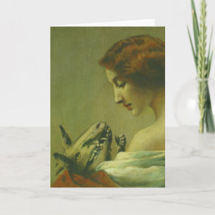 Gothic Mother And Baby Greetings Card
