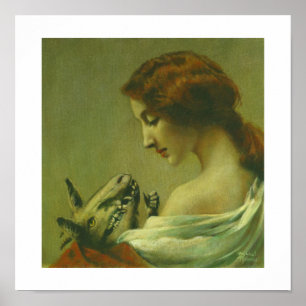 Gothic Mother And Child Devil Print