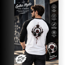 Gothic Mystic Eye T-Shirt – Dark Fantasy Occult Sy