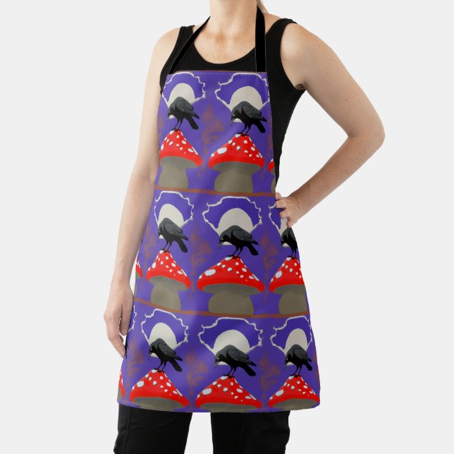 Gothic Mystic Raven Apron (Insitu)