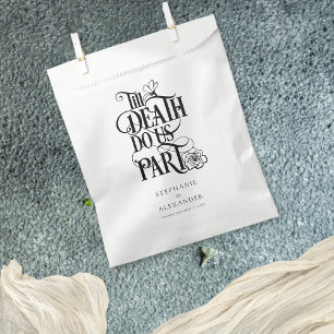 Gothic Mystical Till Death Do Us Part Wedding Favour Bags