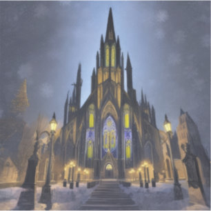 Gothic Night Cathedral