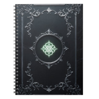 Gothic Notebook – Dark Aesthetic Mystic Symbol