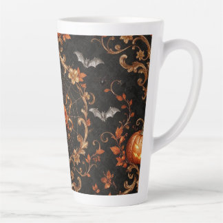Gothic Orange Pumpkin Tall Latte Mug