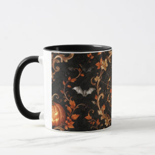 Gothic Orange Rose Combo Mug