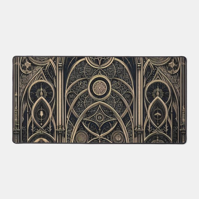 Gothic Pattern Barock Desk Mat (Front)