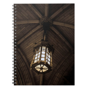 Gothic Pendant Light Spiral Photo Notebook