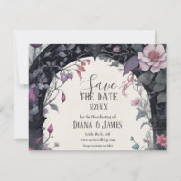 Gothic Pink Floral Garden Gate Pagan Handfasting