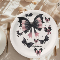 Gothic Pink Halloween Baby Shower