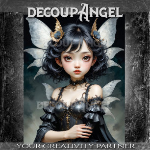 Gothic Pixie Dream Decoupage Tissue Paper