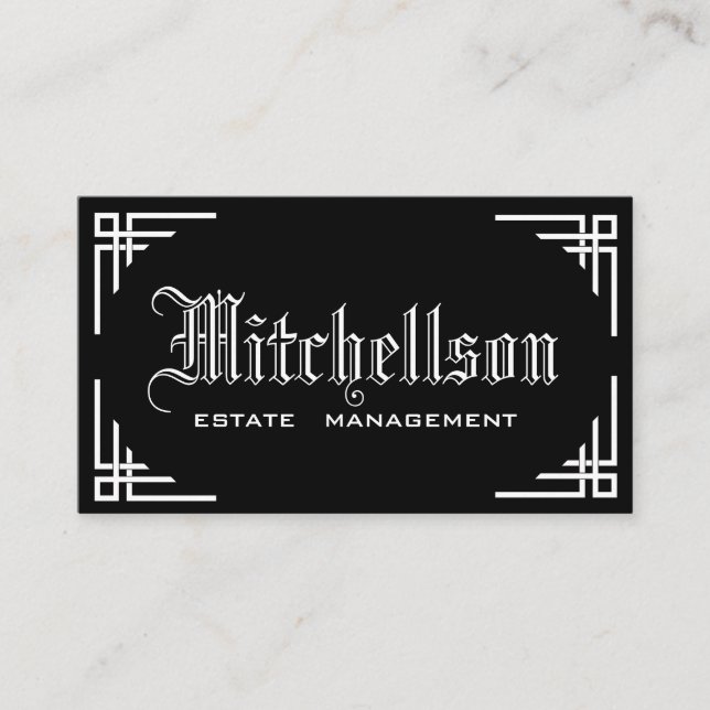 Gothic Pizzazz Business Card (Front)