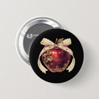 Gothic Poison Apple Dark Romance Halloween 6 Cm Round Badge
