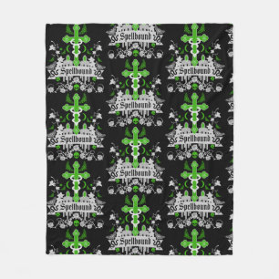 Gothic Post Punk Fashion Accessories Fleece Blanket