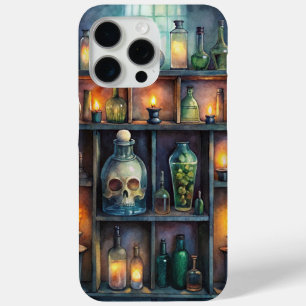 Gothic Potion Bottles - Dark Fantasy Witchy iPhone 15 Pro Max Case