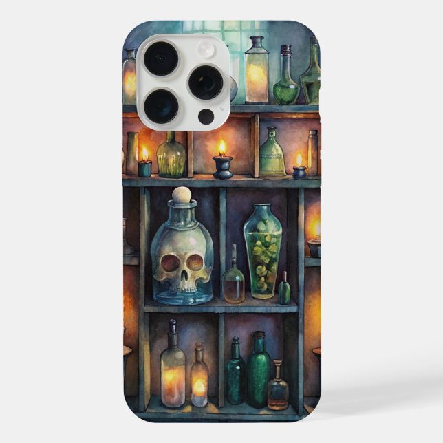 Gothic Potion Bottles - Dark Fantasy Witchy  iPhone Case (Back)